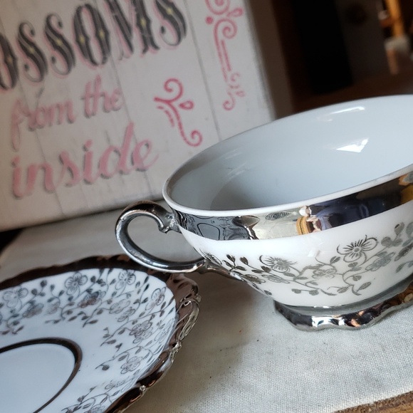 Bavarian teacup and saucer Theresia - Picture 4 of 5